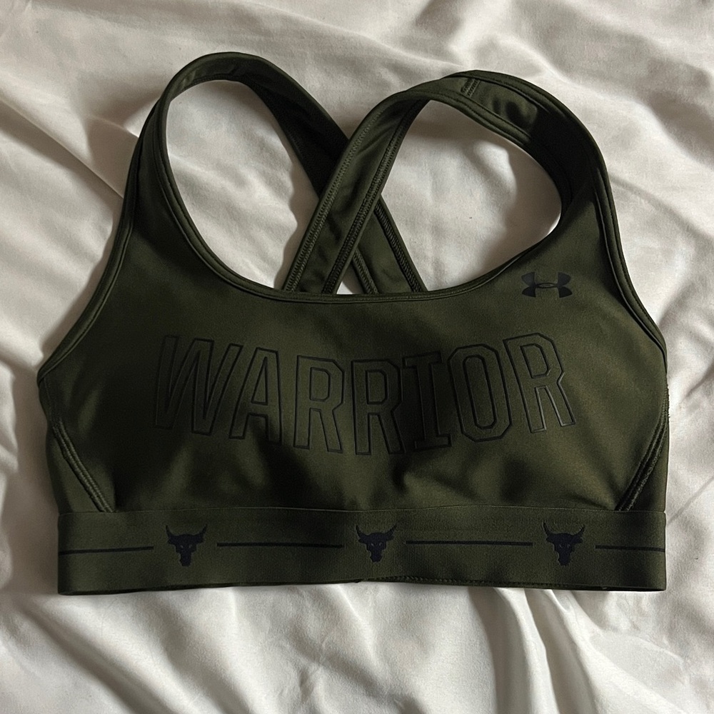 Under Armour Warrior Green Sports Bra